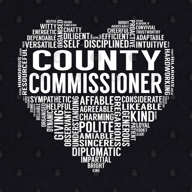 County Commissioner Heart by LotusTee